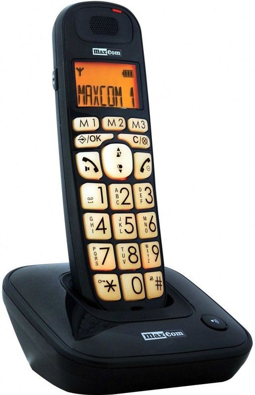 Maxcom - MC 6800 - Huistelefoon - Zwart - Draadloos - Handsfree