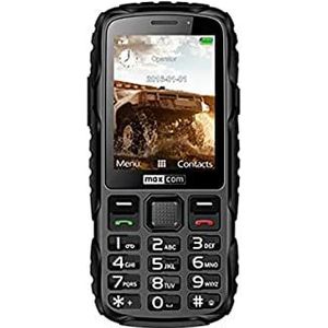 Maxcom - Mm920 - Mobiele Telefoon - Zwart - Rubber - 2.8 Inch Scherm