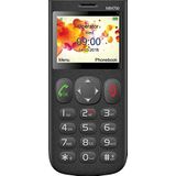 Maxcom mobiele telefoon seniorentelefoon met noodoproepknop Bluetooth 2,3 inch display 2MP camera FM radio en zaklamp zwart MM750 2G