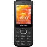 Maxcom MM142 Dual SIM Mobiele Telefoon Zwart (2.40"", 4 MB, 0.30 Mpx, 2G), Sleutel mobiele telefoon, Zwart