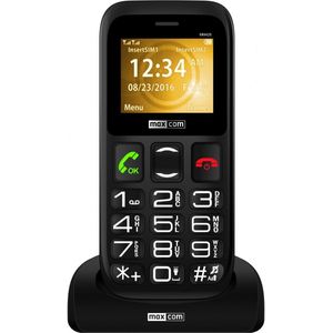Maxcom Comfort MM426 (1.77"", 2G), Sleutel mobiele telefoon, Zwart