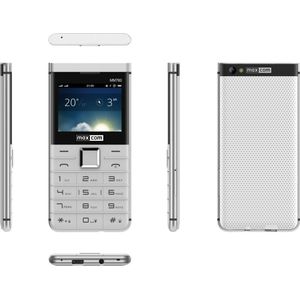 Maxcom MM 760 Dual Sim Wit Telefoon (2.20"", 2 Mpx, 2G), Sleutel mobiele telefoon, Wit