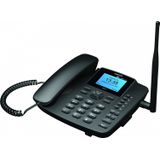 Maxcom Vaste Telefoon Voor SIM Kaart MM 41D 4G VOLTE VOWiF - Telefoo - Zwart