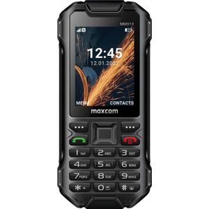 Maxcom - MM918 - Mobiele Telefoon - Zwart - 4G - IP68 Water- en Stofdicht