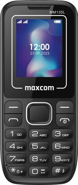 Maxcom - MM 135L - Mobiele Telefoon - Zwart - Dual Sim - USB C