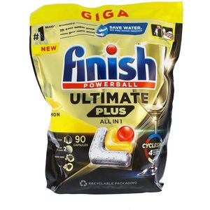 Finish - Ultimate Plus Lemon - Vaatwastabletten - 90 stuks