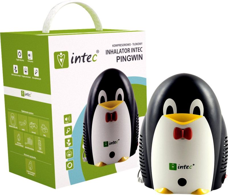 Intec - Inhalator voor kinderen en volwassem - Pinguïn