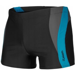 ZAGANO - 2376 - Korte Zwembroek Heren - Zwart-Grijs-Blauw