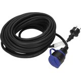 Rubber Verlengsnoer voor buitengebruik - IP44 spatwaterdicht - 30 Meter - Oliebestendig - H07RN-F (3 x 1,5 mm²)