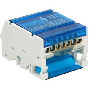 Orno LZ-8202 / verdeelblok voor DIN-rail of elektrisch bord met 4 rijen (7 draden)