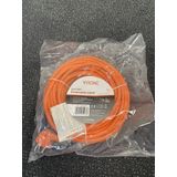 Verlengsnoer - 50 Meter - Buiten - IP20 - 3 x 1,0 mm² - Oranje