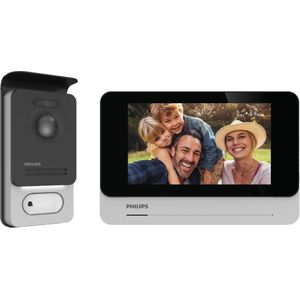 Philips WelcomeEye Connect 2, Beeldtelefoon ,video deurtelefoon set, loudspeaking, LCD 7"", touch screen, OSD menu, WI-FI + APP voor telefoon, gate control, RFID -ORN