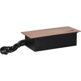 Orno - Pop-up Stekkerdoos - Goud - Inbouw met 2 Stopcontacten en 2 USB A