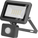 FARO S Buitenlamp met bewegingssensor - Tuinverlichting IP44 - buiten / Wandlamp 1600 lumen - Buitenverlichting 4000K - Schijnwerper - Zwart