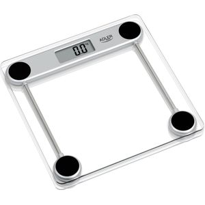 Adler - Weegschaal - Glas - Maximum Gewicht 150 kg - Nauwkeurigheid 100 g