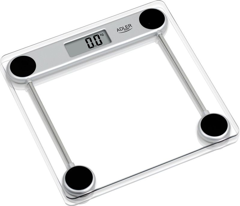Adler - Weegschaal - Glas - Maximum Gewicht 150 kg - Nauwkeurigheid 100 g