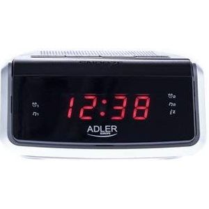 Adler Alarmclock Radio Zilver, Multi kleuren, One Size