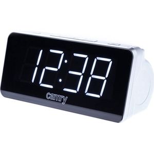 Camry Radiowecker CR 1156 weiß digital Uhrzeit Weckradio 2 Weckzeiten