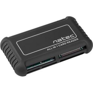 Natec Card Reader BEETLE - Mini USB - Zwart