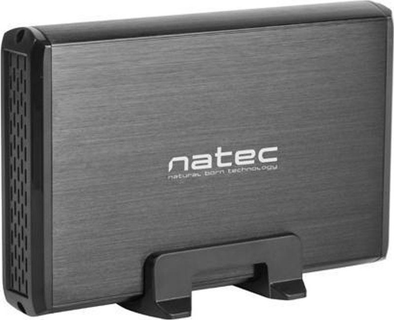 Natec Rhino - Externe Sata USB 3.0 HDD 3,5'' - Harddiskbehuizing - Zwart