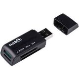 Card Reader Natec ANT 3 Mini - Zwart - USB 2.0