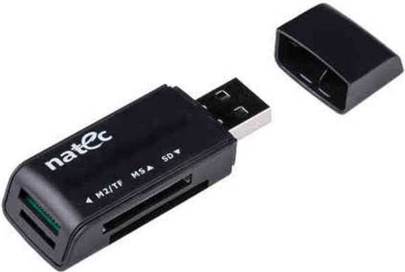 Card Reader Natec ANT 3 Mini - Zwart - USB 2.0