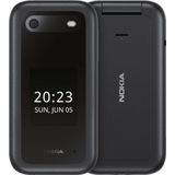 Nokia 2660 DS + baza ładująca (Wieg) czarny/zwart TA-1469 (2.80"", 128 MB, 0.30 Mpx, 4G), Sleutel mobiele telefoon, Zwart