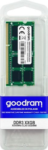 Goodram 4GB DDR3  SODIMM geheugenmodule 1600 MHz