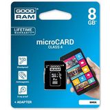 Goodram Micro SDHC 8GB Klasse 4 Flashgeheugen