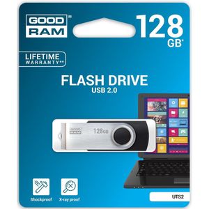 Pendrive GoodRam UTS2 - USB 2.0 - 128 GB - Zwart