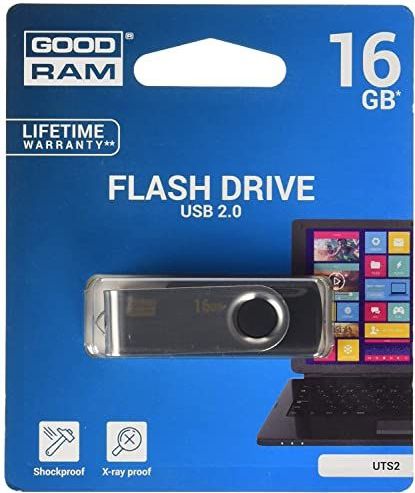 Goodram UTS2 USB flash drive 16 GB USB Type-A 2.0 Zwart