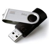 Goodram 64GB USB 2.0 64GB USB 2.0 Type-A Zwart, Zilver USB flash drive