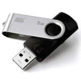 Goodram USB Flash Drive 8GB - Zwart Zilver - USB 2.0