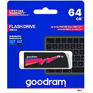 Goodram 64 GB USB 3.0 USB-stick USB Type-A 3.0 (3.1 Gen 1) meerkleurig - USB-sticks (64 GB, USB Type-A, 3.0 (3.1 Gen 1), 60 MB/s, Dia, veelkleurig)