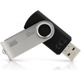 Goodram - Flashdrive - 32GB USB3.0 Black - Twister Storage