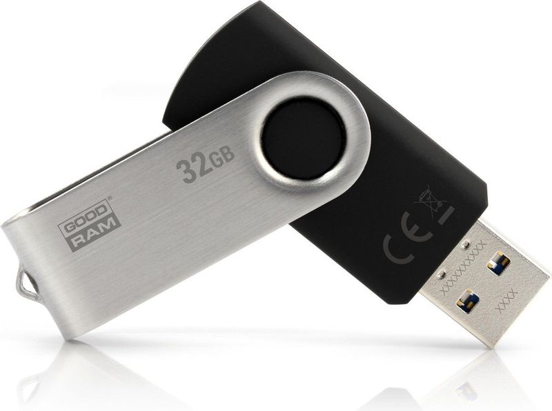 Goodram - Flashdrive - 32GB USB3.0 Black - Twister Storage
