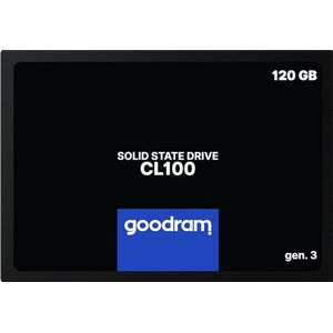 GoodRam - CL100 - SSD - 120GB - 2,5 inch - SATA III - 460 MB/s Leessnelheid