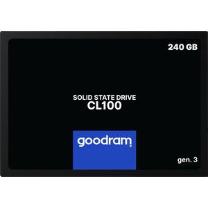 Goodram SSD 240GB SATA3 CL100 Gen 3