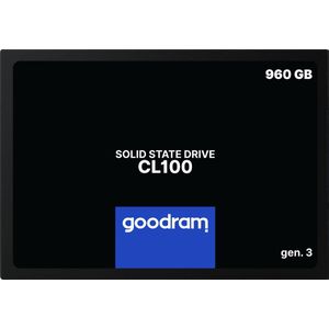 GoodRam - CL100 - SSD - 960 GB - 2,5 inch - 460 MB/s-540 MB/s