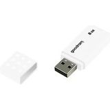UME2 - 8 GB - USB Type-A - 2.0 - 20 MB/s - Cap - White