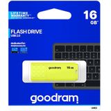 Goodram UME2 USB flash drive 16 GB USB Type-A 2.0 Geel