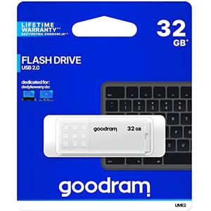 GOODRAM UME2-0320W0R11 USB-aanhanger, 32 GB, USB 2.0, wit