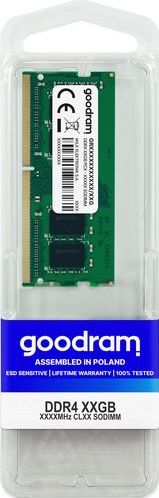 Goodram GR2400S464L17S/8G 8GB DDR4  SODIMM 2400MHz (1 x 8 GB)