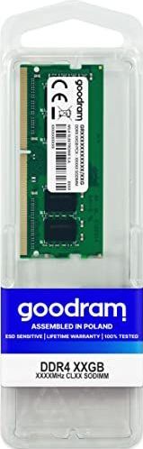 Goodram GR2666S464L22S/4G 4GB DDR4 SODIMM 2666MHz (1x 4GB)