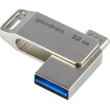 GoodRam OTG Flash Drive - USB-A en USB-C - 32 GB - Zilver