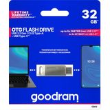 GoodRam OTG Flash Drive - USB-A en USB-C - 32 GB - Zilver