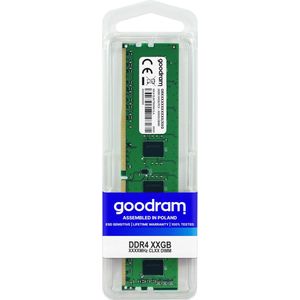 Goodram GR2666D464L19S/16G (1 x 16GB, 2666 MHz, DDR4 RAM, DIMM 288 pin), RAM, Groen