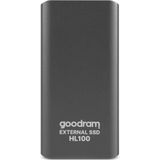 Goodram External SSD SSDPR-HL100-01T, 1TB + kabel USB TYPE-C 3.2 Gen2 (internal SATA 6 GBBS)
