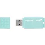 Goodram USB 3.0 UME3 CARE USB flash drive 16 GB USB Type-A 3.2 Gen 1 (3.1 Gen 1) Turkoois