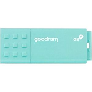 Goodram UME3 USB 3.0 128GB Zorg (128 GB, USB-A, USB 3.0), USB-stick, Turkoois